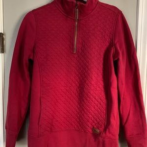 L L Bean Quarter Zip Quilted Pullover - Like new condition -